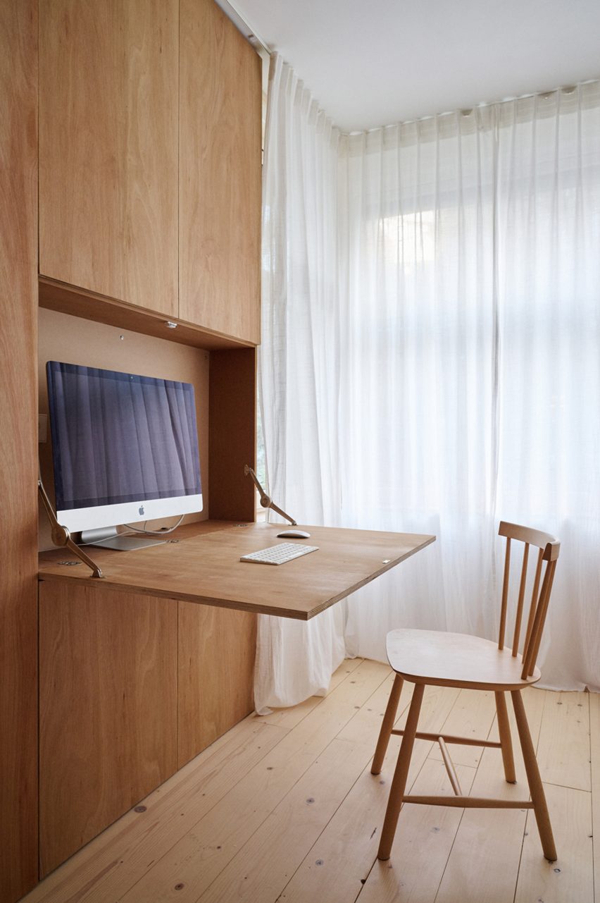 Ulli Heckmann's compact apartment in Rotterdam