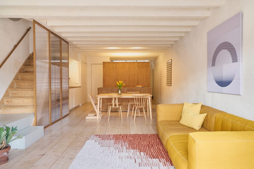 Ulli Heckmann's compact apartment in Rotterdam