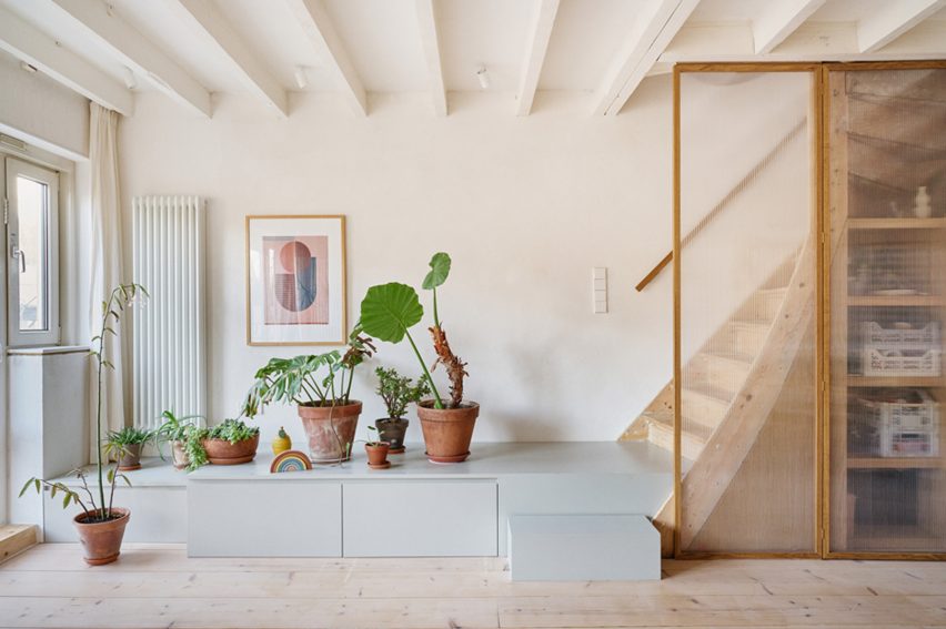 Ulli Heckmann's compact apartment in Rotterdam
