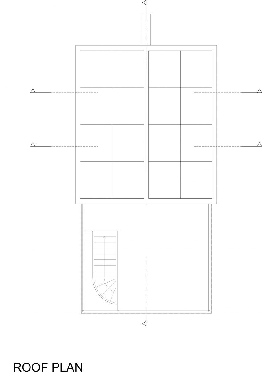 Roof plan of Nest by NAMO Architecture and i29