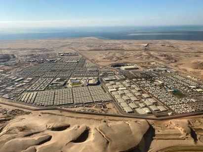Construction camp for Neom