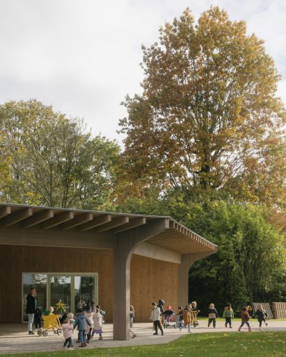 Nursery in a park in Belgium