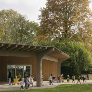 Exterior of Aartselaar nursery by WE-S Architecten