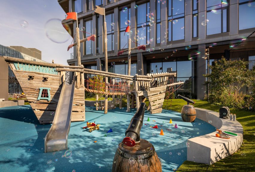 Pirate themed kids playground