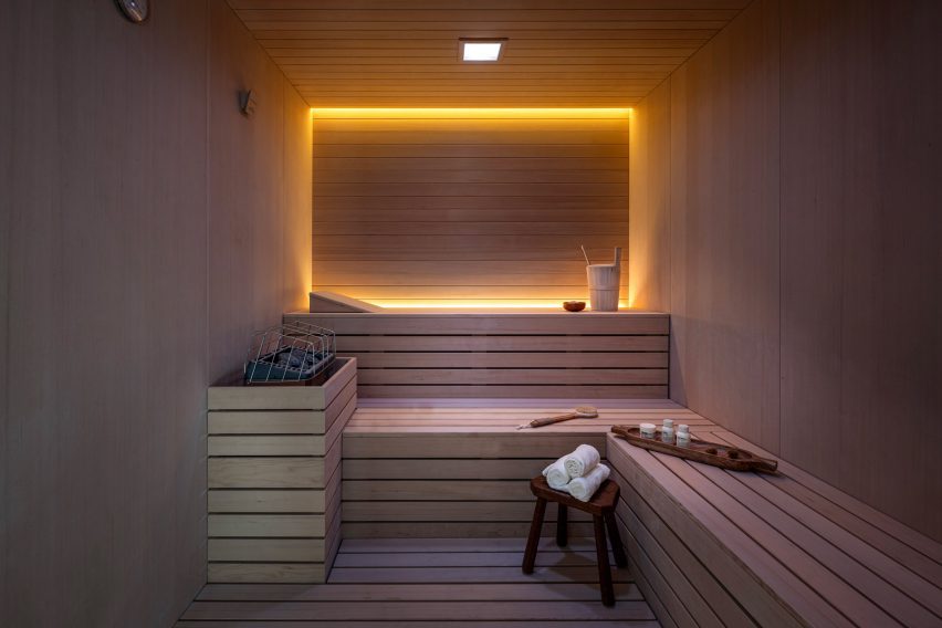 A sauna