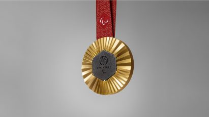 Gold Paralympic medal