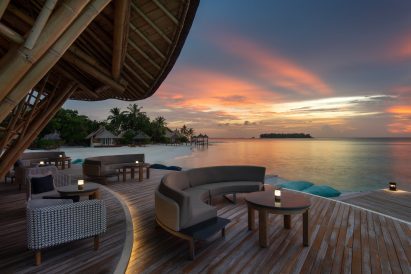 View from outdoor seating area at Overwater Restaurant
