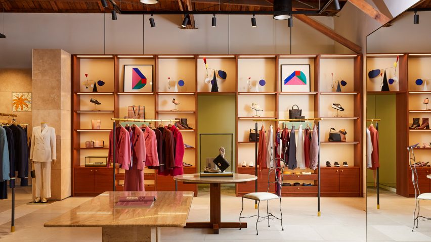 Standard Architecture refreshes interiors of pink Paul Smith store in LA