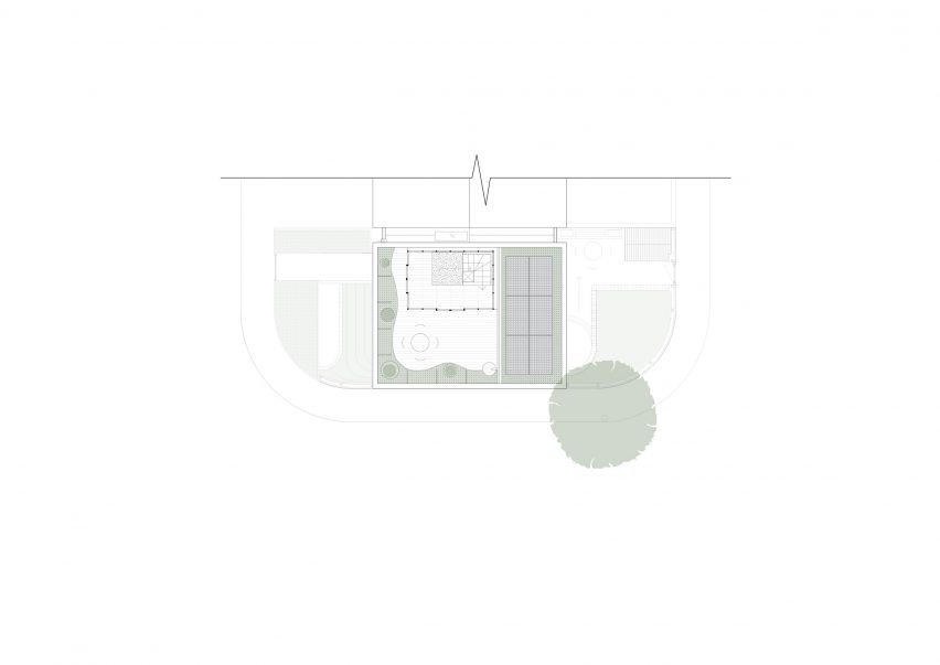 Roof plan of Peckham house by Surman Weston