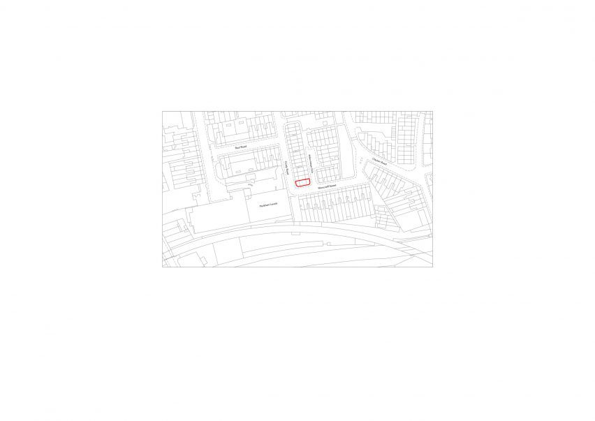 Site plan of Peckham house by Surman Weston