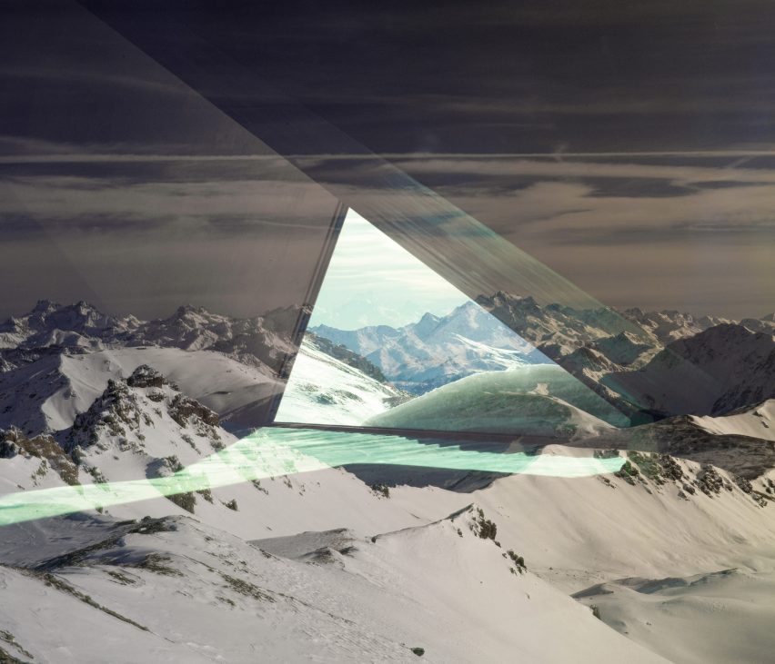 Pinwheel shelter in the Italian Alps by EX