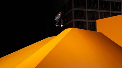 PlayLab vans bright installation LA