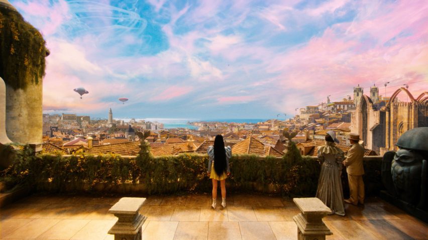 Poor Things set design for Lisbon