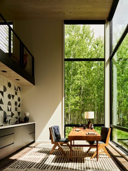 Room with tall windows