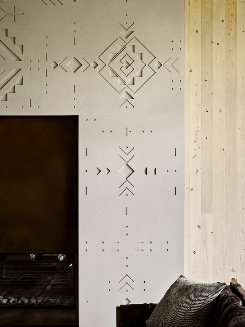 Fireplace detail
