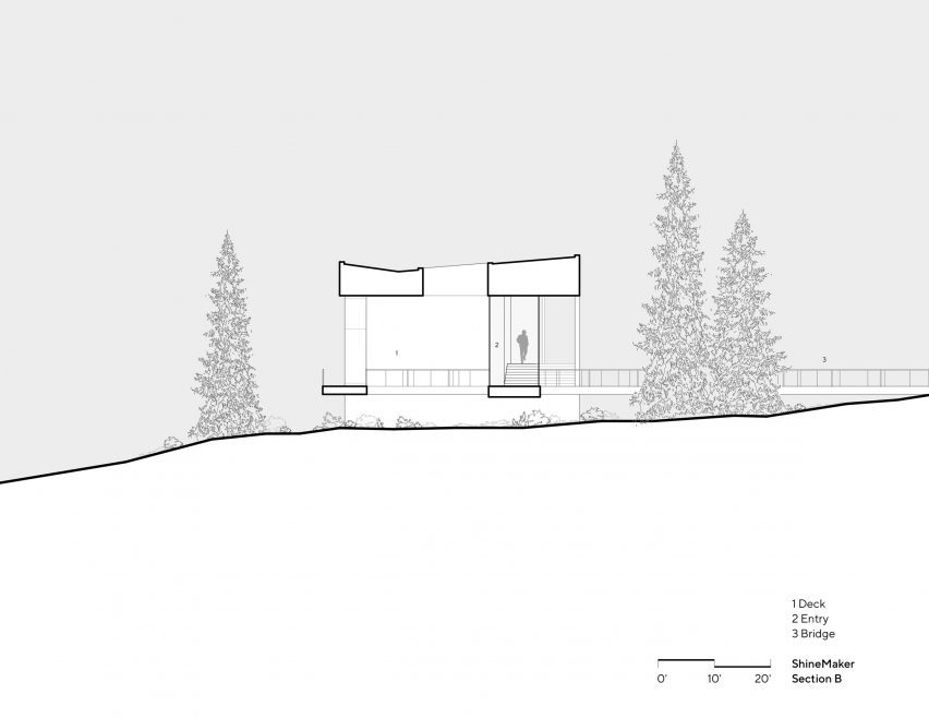 Architectural section drawing