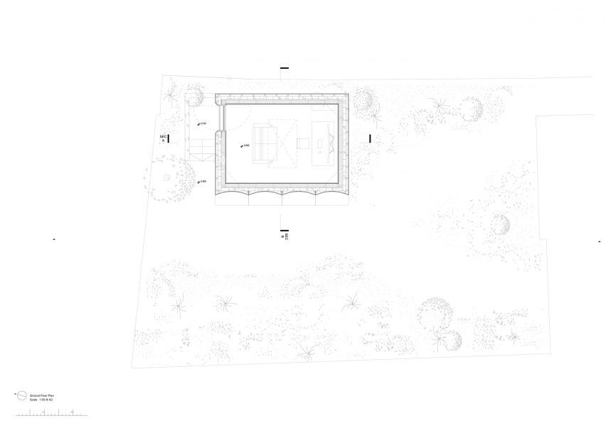 Floor plan of Shou Sugi Bangers by Unknown Works
