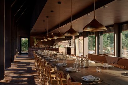 Dining room within Michelberger hotel by Sigurd Larsen