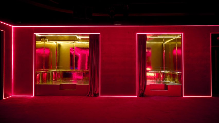 Crosby Studios looks to the “signature red” of David Lynch for Silencio New York