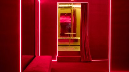 Crosby Studios looks to the “signature red” of David Lynch for Silencio New York