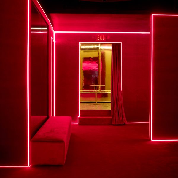 Crosby Studios looks to the “signature red” of David Lynch for Silencio New York