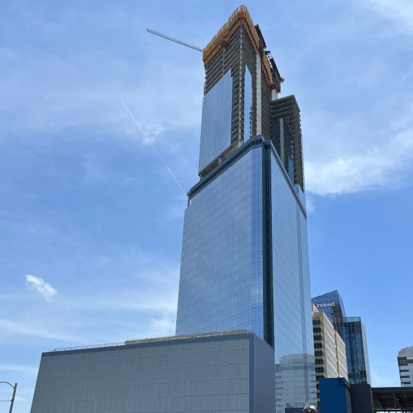 Sixth and Guadalupe skyscraper under construction