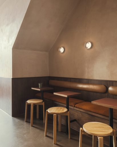 Seating in Chai Guys cafe