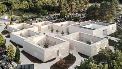 Columbarium complex in Poland by BDR Architekci