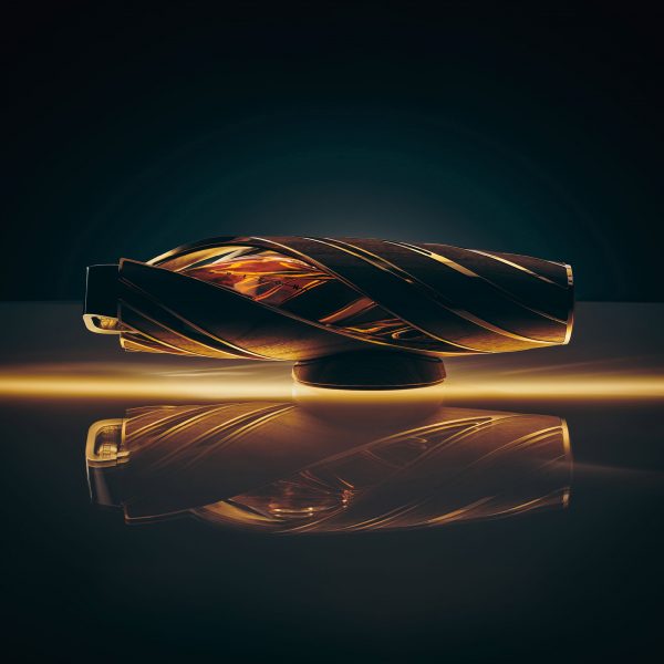 The Horizon, a sculptural whisky vessel designed by Bentley and The Macallan