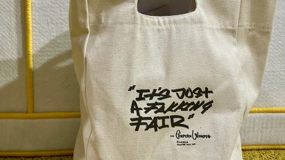 It's just a fakking fair tote bag at Stockholm Furniture Fair
