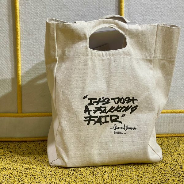 It's just a fakking fair tote bag at Stockholm Furniture Fair