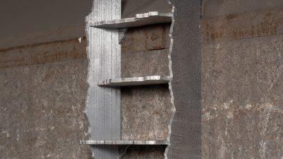 Shelf from One Side Sawn collection by Studio ThusThat