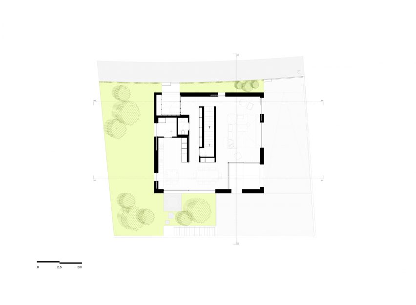 Floorplan of SV House by Spaceworkers in Portugal