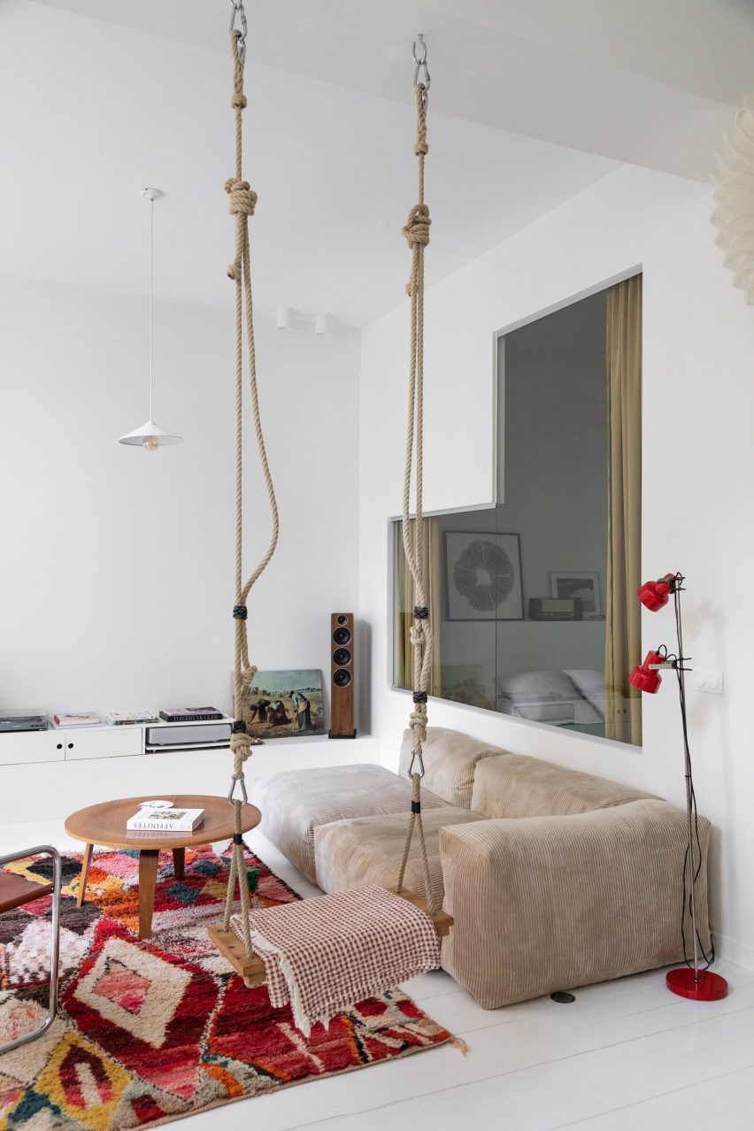 Living room of apartment by Isabelle Heilmann