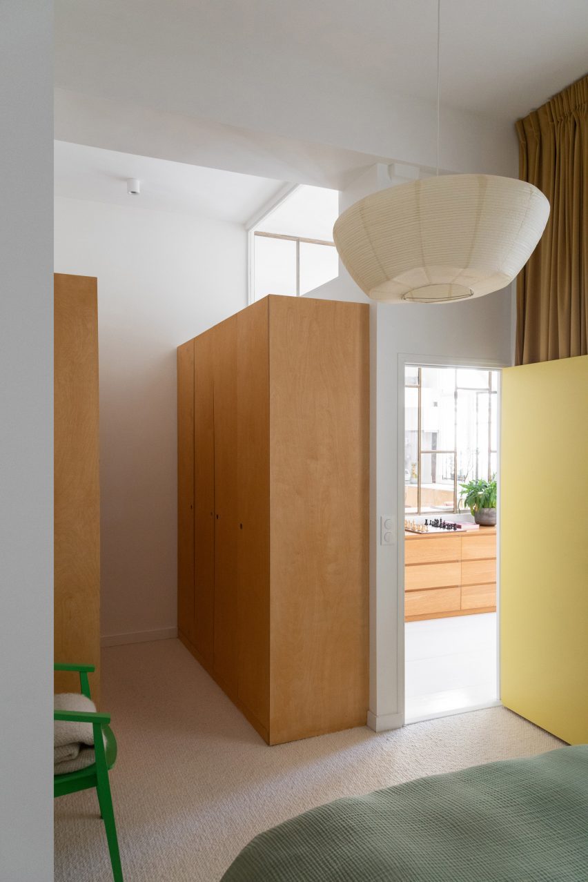 Bedroom of Timbaud apartment