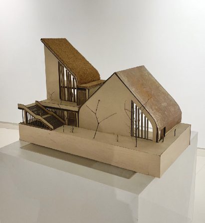 Photograph of an architectural model