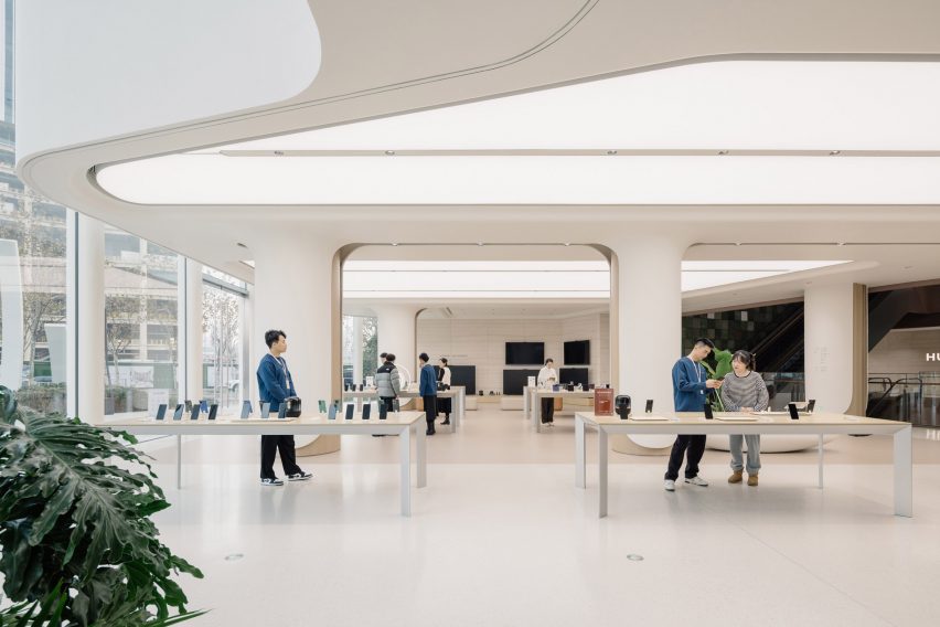 UNStudio Huawei flagship store in Shanghai