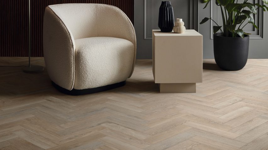Van Gogh herringbone collection flooring by Karndean Designflooring