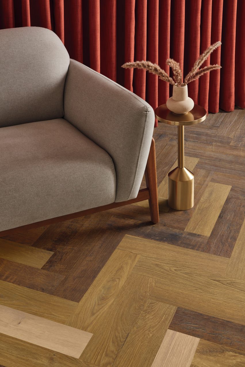 Van Gogh herringbone collection flooring by Karndean Designflooring