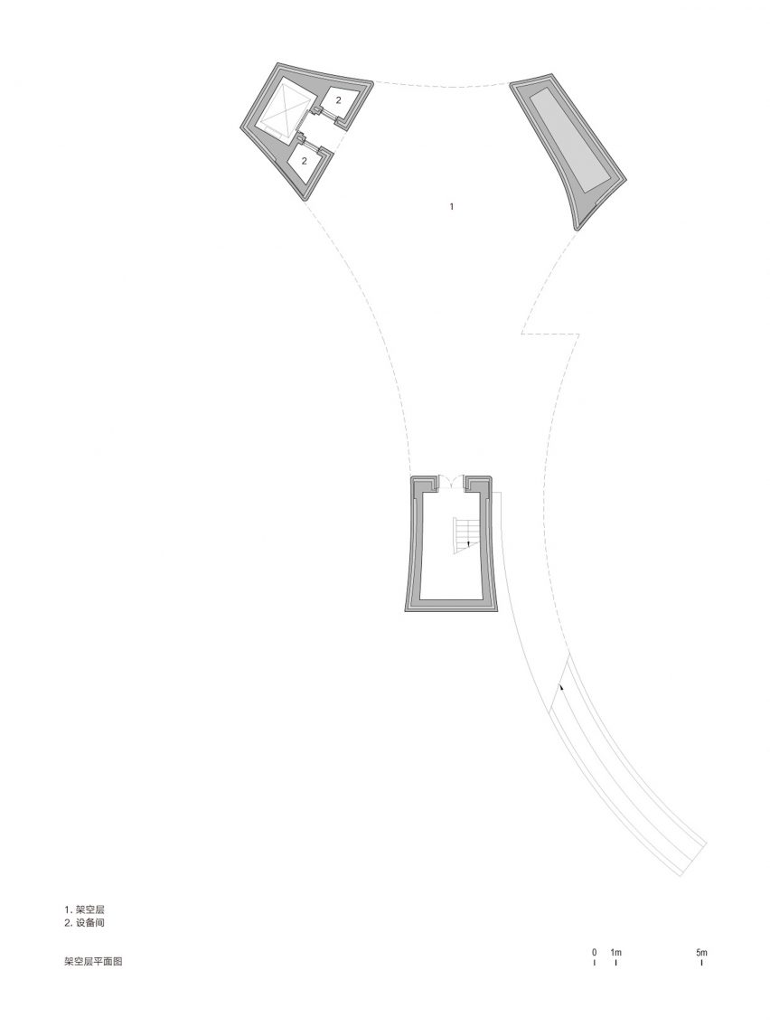 Floor plan of The Chapel of Music in Aranya China