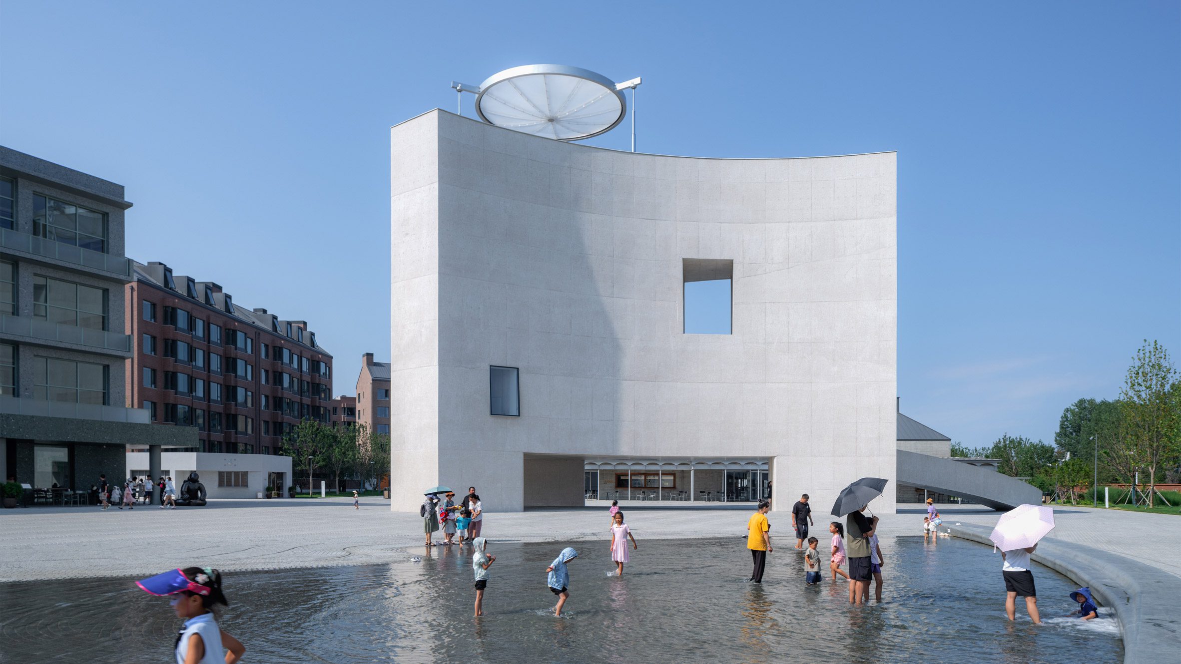 Vector Architects designs concave Chapel of Music for seaside resort
