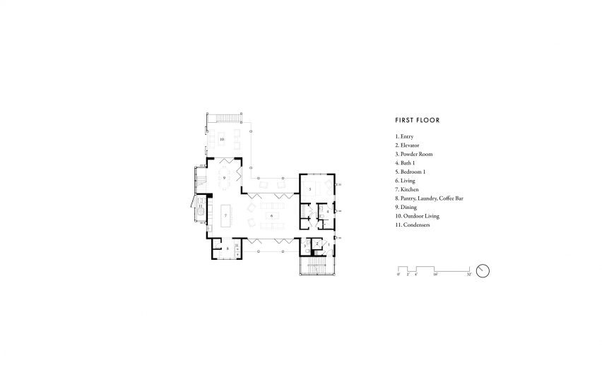 Architectural plan drawing