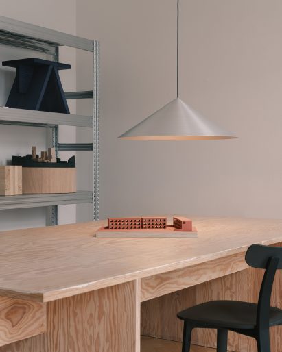 Pendant by Claesson Koivisto Rune for Wästberg in raw aluminium