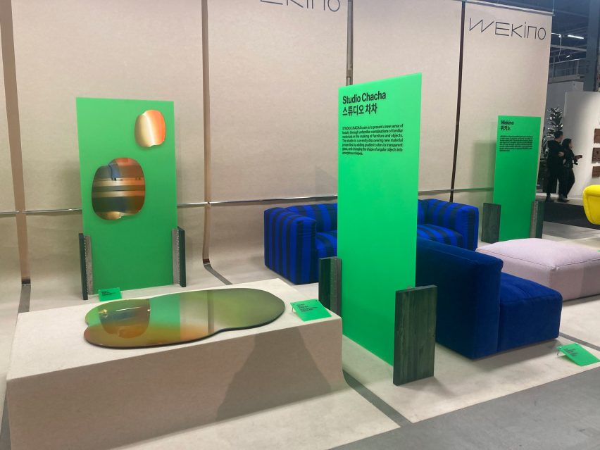 Wekino stand of korean furniture designs in Stockholm