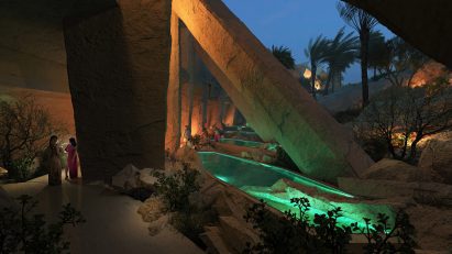 Pools at private members' club