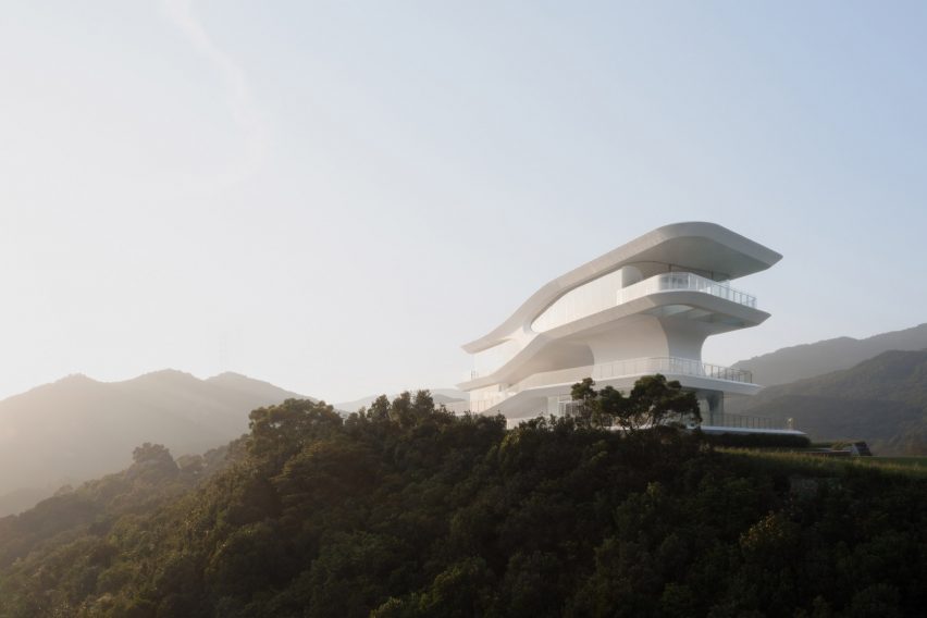 Yunhai Forest Service Station by Line+ Studio