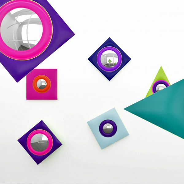 Graphic for Altreforme Bindoo at Milan design week