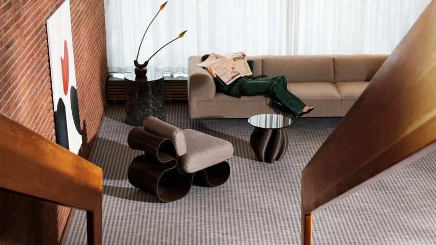 Recycled flooring by Swedish design brand Bolon