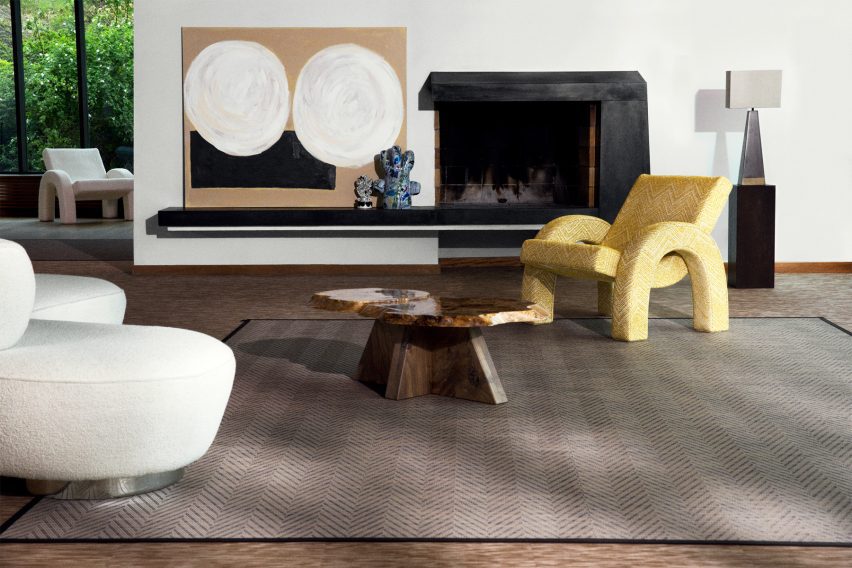 Recycled flooring by Swedish design brand Bolon