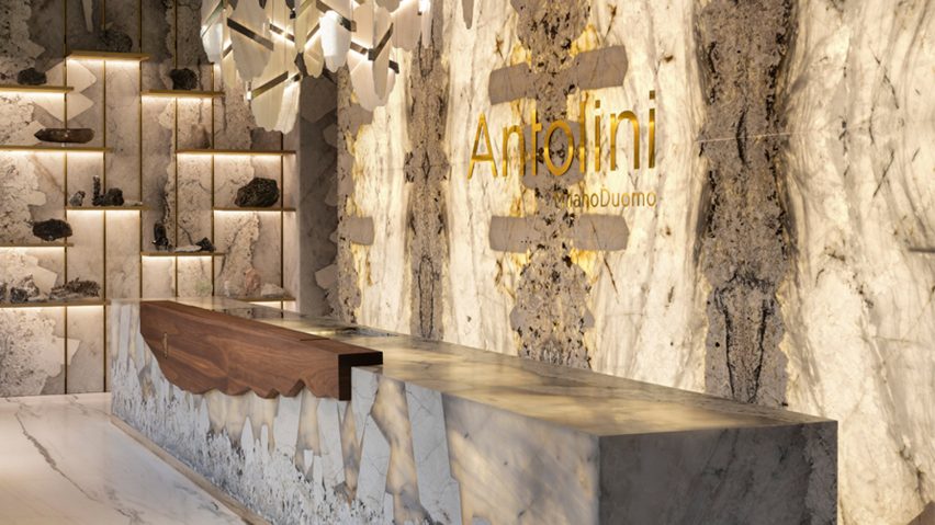 Photo of marble surfaces in a room